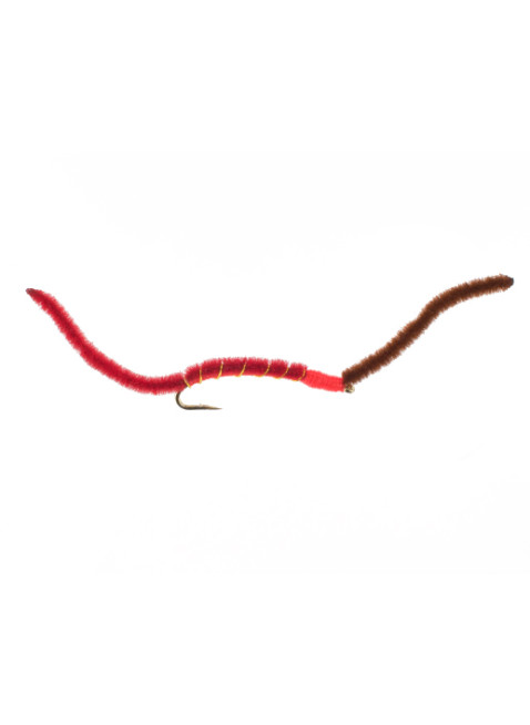 2 Tone San Juan Worm : Red and Brown