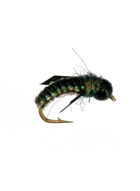 Beadhead Jalapeno Caddis : Black