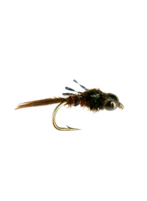 Beadhead Atomic-Pheasant Tail : Red Wire