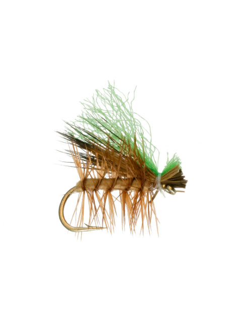 Hi Viz Elk Hair Caddis : Tan