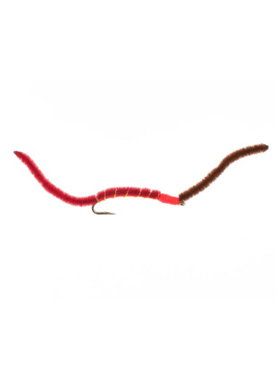 2 Tone San Juan Worm : Red and Brown