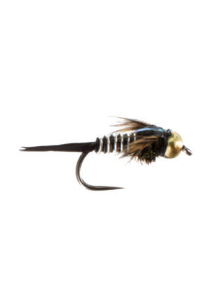 Beadhead Copper John : Zebra (Barbless)