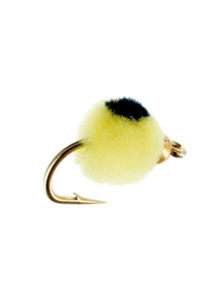 Beadhead Glo Bug : Yellow + Black