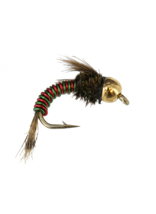 Beadhead Pheasant Tail : Mexican Flag