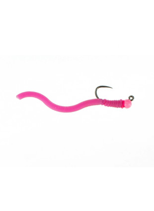 Beadhead Tactical Squirm Worm : Pink
