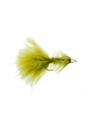 Conehead Woolly Bugger : Olive