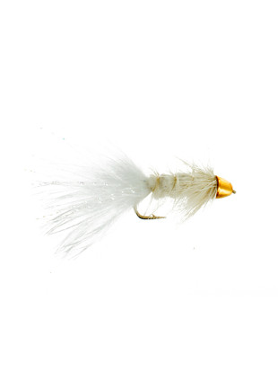 Conehead Woolly Bugger : White